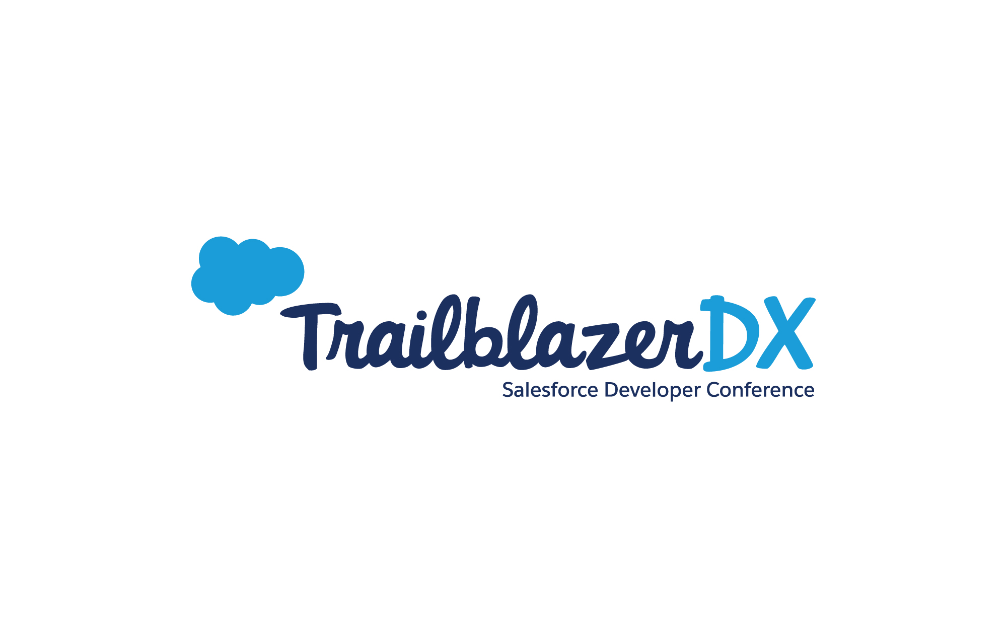 The TrailblazerDX logo on a field of white.