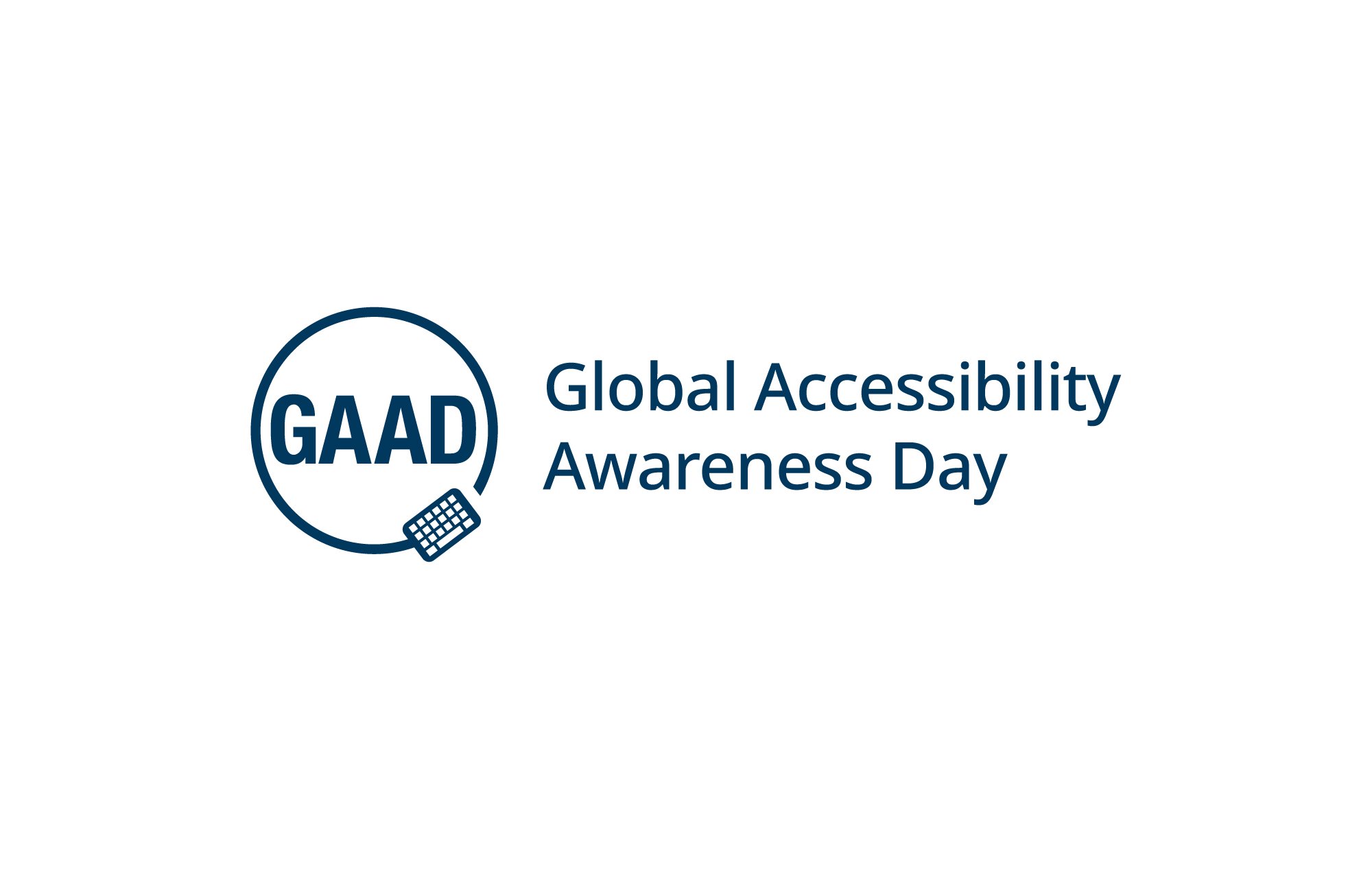 The logo for Global Accessibility Awareness Day featuring the acronym 