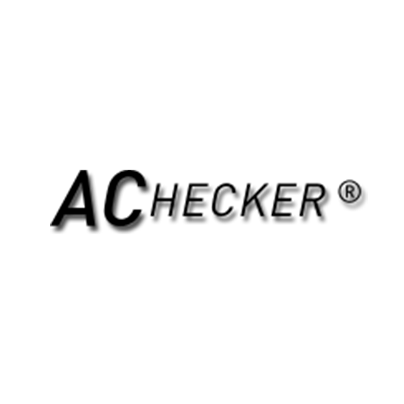 AChecker logo
