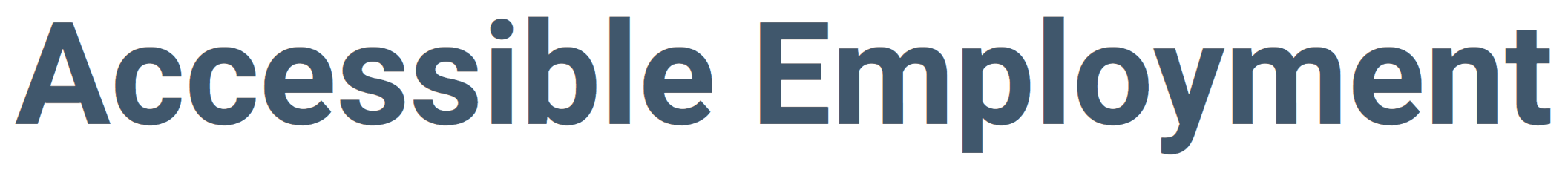 Accessible Employment logo