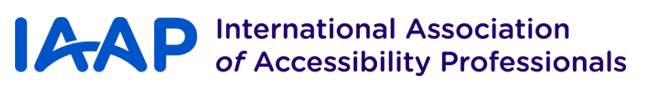 International Association of Accessibility Professionals (IAAP) logo