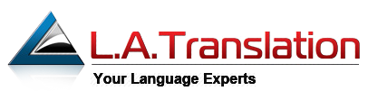 L.A. Translation logo
